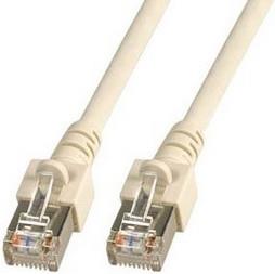 SF/UTP prespojni kabel Cat.5e PVC CCA AWG26, sivi, 20,0 m