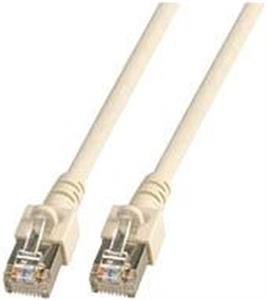 SF/UTP prespojni kabel Cat.5e PVC CCA AWG26, sivi, 25,0 m