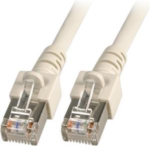 SF/UTP prespojni kabel Cat.5e PVC CCA AWG26, sivi, 30,0 m