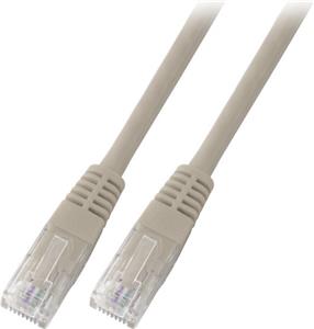 U/UTP prespojni kabel Cat.5e PVC CCA AWG24, sivi, 5,0 m