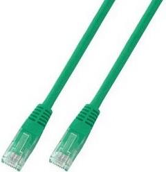 U/UTP prespojni kabel Cat.5e PVC CCA AWG24, zeleni, 10,0 m