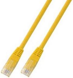 U/UTP prespojni kabel Cat.5e PVC CCA AWG24, žuti, 5,0 m