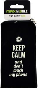 MM CROCO TORBICA MAR KEEP CALM CRNA vel.XXXL/Galaxy Note 6,S9+