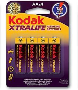 KODAK XTRALIFE ALKALINE AA LR6 4X