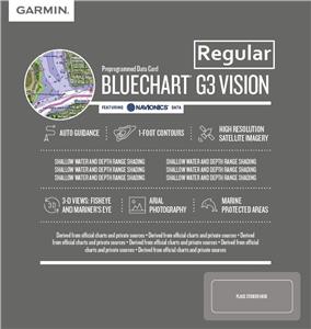 Garmin BlueChart kartica g3 Vision - Regular regija (R), 010-11138-04