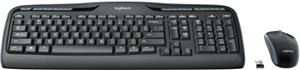 Logitech MK330 bežična tipkovnica i miš, crna