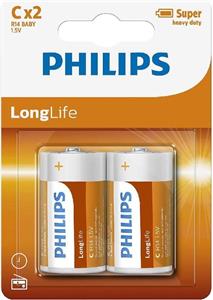 PHILIPS baterija R14L2B/10