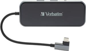 USB Hub Verbatim USB-C 3.1 4-Port portable Grey