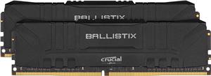 Memorija Crucial Ballistix Black 16GB Kit (2x8GB) DDR4-3000 UDIMM PC4-24000 CL15, 1.35V, BL2K8G30C15U4B