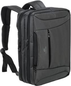 RivaCase carbon black changeable laptop bag / backpack 16 "8290