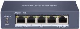 HikVision 4-Port GbE RJ45 PoE (60W) 1 GbE RJ45 Unmanaged Switch