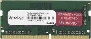 Memorija za prijenosno računalo Synology 4GB DDR4 non-ECC unbuffered SO-DIMM, D4NESO-2666-4G