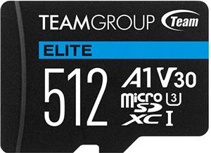 Teamgroup Elite A1 512GB MicroSD UHS-I U3 90MB / s Android memory card