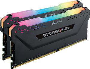 CORSAIR Vengeance RGB PRO - DDR4 - kit - 32 GB: 2 x 16 GB - DIMM 288-pin, CMW32GX4M2D3000C16