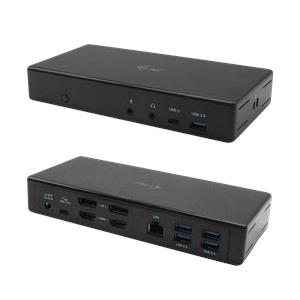 i-Tec USB-C Quattro Display Docking Station with Power Delivery - docking station - 2 x HDMI, 2 x DP