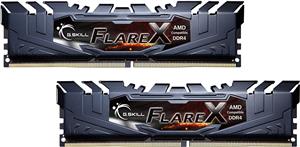 G.Skill Flare X series - DDR4 - 16 GB: 2 x 8 GB - DIMM 288-pin, F4-3200C16D-16GFX