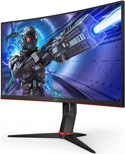 Monitor AOC C27G2ZE Gaming Curved 16:9 0,5ms 240Hz 2xHDMI DisplayPort VESA Full HD Black Red