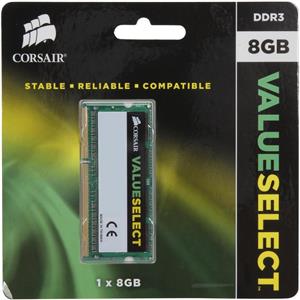 CORSAIR Value Select - DDR3L - 8 GB - SO-DIMM 204-pin, CMSO8GX3M1C1333C9