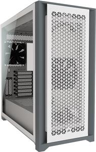 CORSAIR 5000D AIRFLOW Tempered Glass Mid-Tower ATX Case — White