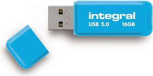 INTEGRAL NEON 16GB USB3.0 blue memory stick