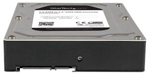 StarTech.com 2.5 to 3.5 SATA HDD/SSD Adapter Enclosure - External Hard Drive Converter with HDD/SSD Height up to 12.5mm (25SAT35HDD) - storage enclosure - SATA 6Gb/s - SATA 6Gb/s