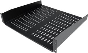 StarTech.com 2U Server Rack Shelf - Universal Vented Cantilever Tray for 19 Network Equipment Rack & Cabinet - Heavy Duty Steel - 50lb - 16 Deep (CABSHELFV) rack shelf - 2U