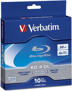 Verbatim - BD-R DL x 10 - 50 GB - storage media