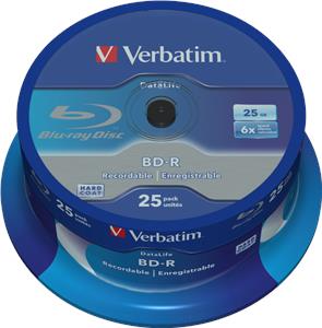 Verbatim DataLife - BD-R x 25 - 25 GB - storage media