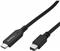 StarTech.com 6ft / 2m USB-C to Mini DisplayPort Cable - 4K 60Hz - Black - USB 3.1 Type C to mDP Adapter (CDP2MDPMM6B) - external video adapter - STM32F072CBU6 - black