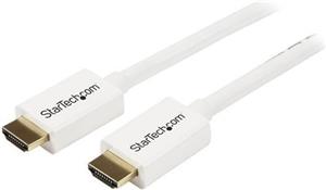 StarTech.com 7m 23 ft White CL3 In-wall High Speed HDMI Cable - Ultra HD 4k x 2k HDMI Cable - HDMI to HDMI M/M - Audio/Video, Gold-Plated (HD3MM7MW) - HDMI cable - 7 m