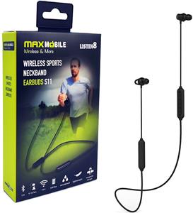 MAXMOBILE SLUŠALICE BLUETOOTH S11 STEREO crna