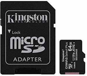 Kingston Canvas Select Plus - flash memory card - 64 GB - microSDXC UHS-I