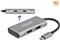 USB HUB DELOCK, USB-C 3.2 (M) na 2x USB 3.2 (Ž), 2x USB-C 3.