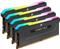 CORSAIR Vengeance RGB PRO SL - DDR4 - kit - 32 GB: 4 x 8 GB - DIMM 288-pin - 3200 MHz / PC4-25600, CMH32GX4M4E3200C16