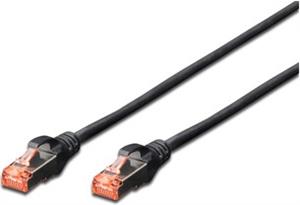 DIGITUS Professional patch cable - 2 m - black