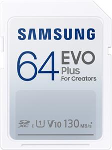 64GB Samsung EVO Plus MicroSDXC 130MB/S +Adapter