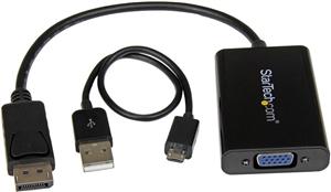 StarTech.com DisplayPort to VGA Adapter with Audio - 1920x1200 - DP to VGA Converter for Your VGA Monitor or Display (DP2VGAA) - DisplayPort / VGA adapter - 18.4 m