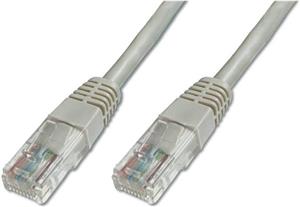 DIGITUS Premium - patch cable - 1 m - gray