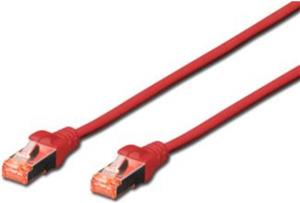 DIGITUS Professional patch cable - 1 m - red, RAL 3020