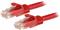 StarTech.com 2m CAT6 Ethernet Cable - Red Snagless Gigabit CAT 6 Wire - 100W PoE RJ45 UTP 650MHz Category 6 Network Patch Cord UL/TIA (N6PATC2MRD) - patch cable - 2 m - red