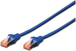 DIGITUS CAT 6 S/FTP patch cable, 5m, plavi