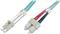 Fiber Optic Patch Cord, Duplex, LC/SC MultiMode, OM3, 50/125µ", 5.0m