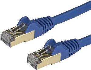 StarTech.com 2 m CAT6a Ethernet Cable - 10 Gigabit Category 6a Shielded Snagless RJ45 100W PoE Patch Cord - 10GbE Blue UL/TIA Certified - patch cable - 2 m - blue