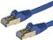 StarTech.com 2 m CAT6a Ethernet Cable - 10 Gigabit Category 6a Shielded Snagless RJ45 100W PoE Patch Cord - 10GbE Blue UL/TIA Certified - patch cable - 2 m - blue