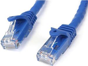 StarTech.com 5m CAT6 Ethernet Cable - Blue Snagless Gigabit CAT 6 Wire - 100W PoE RJ45 UTP 650MHz Category 6 Network Patch Cord UL/TIA (N6PATC5MBL) - patch cable - 5 m - blue