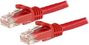 StarTech.com 5m CAT6 Ethernet Cable - Red Snagless Gigabit CAT 6 Wire - 100W PoE RJ45 UTP 650MHz Category 6 Network Patch Cord UL/TIA (N6PATC5MRD) - patch cable - 5 m - red