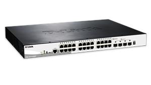 D-Link DGS-1510-28XMP 24 x 10/100/1000 (PoE+) + 4 x 10 Gigabit SFP+