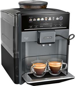 Siemens EQ.6 plus TE651209RW, Espresso machine, 1.7 L, Coffee beans, Ground coffee, Built-in grinder, 1500 W, Black, Titanium