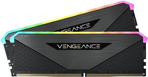 CORSAIR Vengeance RGB RT - DDR4 - kit - 32 GB: 2 x 16 GB - DIMM 288-pin - 4600 MHz / PC4-36800, CMN32GX4M2Z4600C18