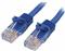 StarTech.com 0.5m Blue Cat5e / Cat 5 Snagless Ethernet Patch Cable 0.5 m - patch cable - 50 cm - blue